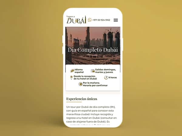 Vamos a Dubai - mobile excursion