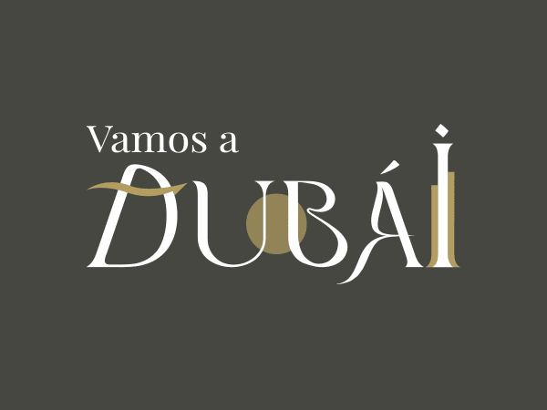 Vamos a Dubai logo web negative