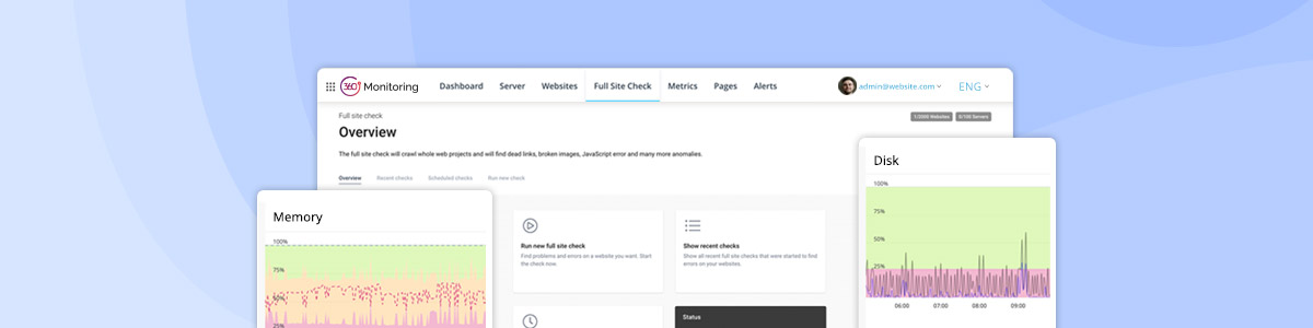 360 Monitoring website